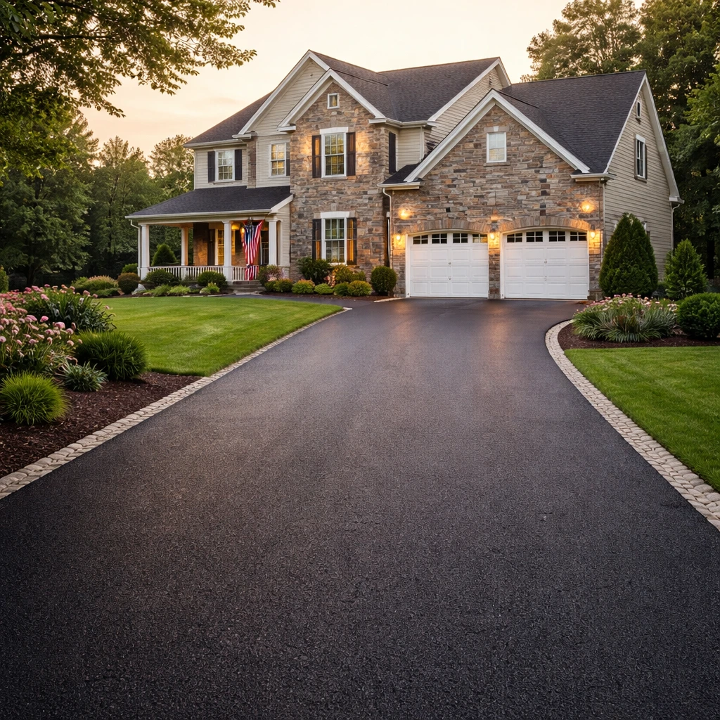 Asphalt paving driveway in Quakertown PA