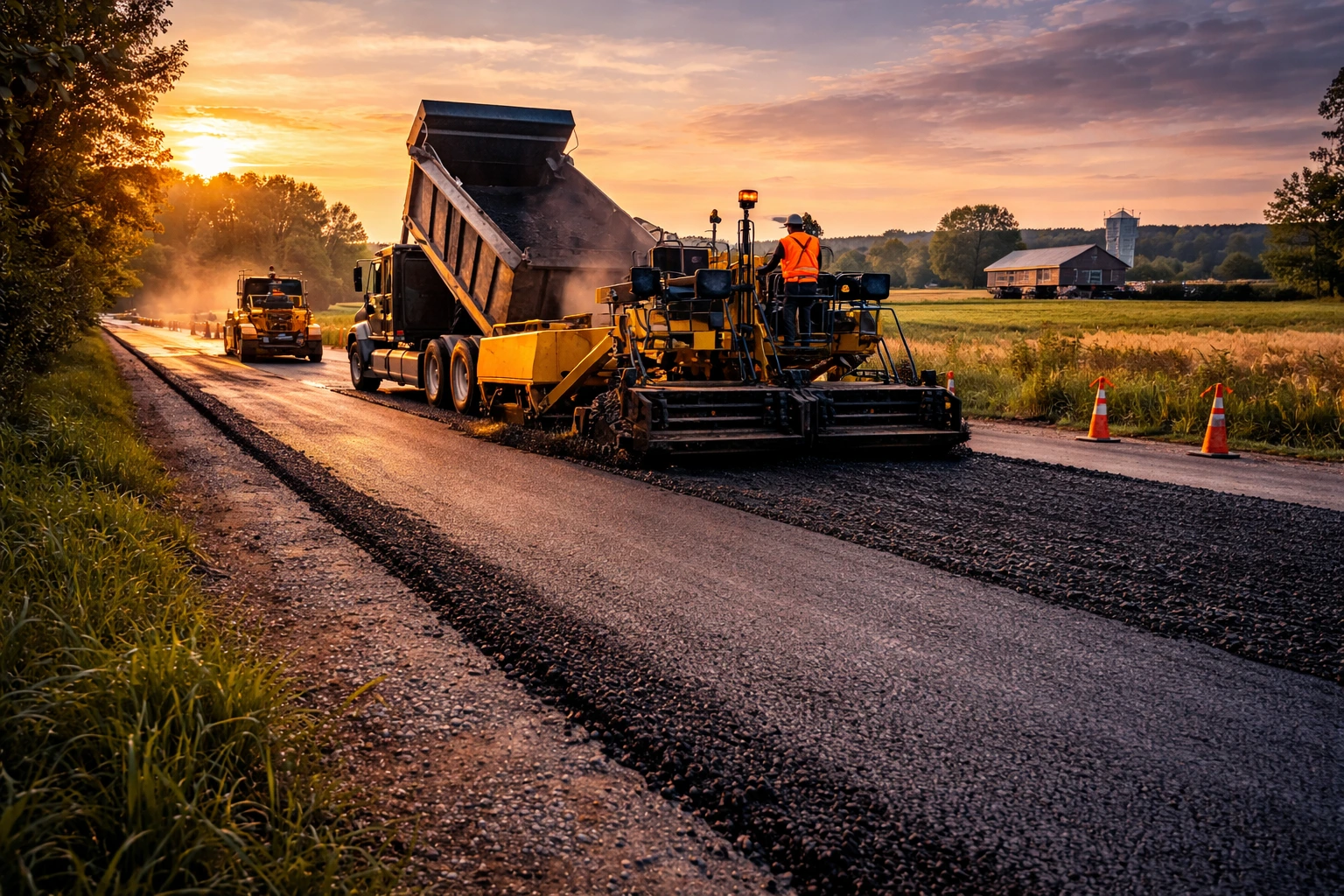 Asphalt paving contractor in Quakertown PA by Liberty Paving Co LLC