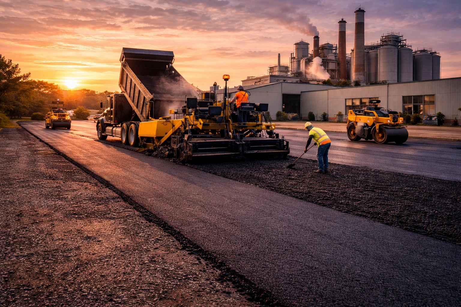 Commercial paving contractor in Quakertown PA by Liberty Paving Co LLC